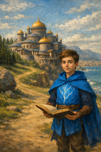 Lost Boy, the painting of Zelnard at Zouken Monastery